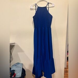 Elegant Blue Maxi Dress